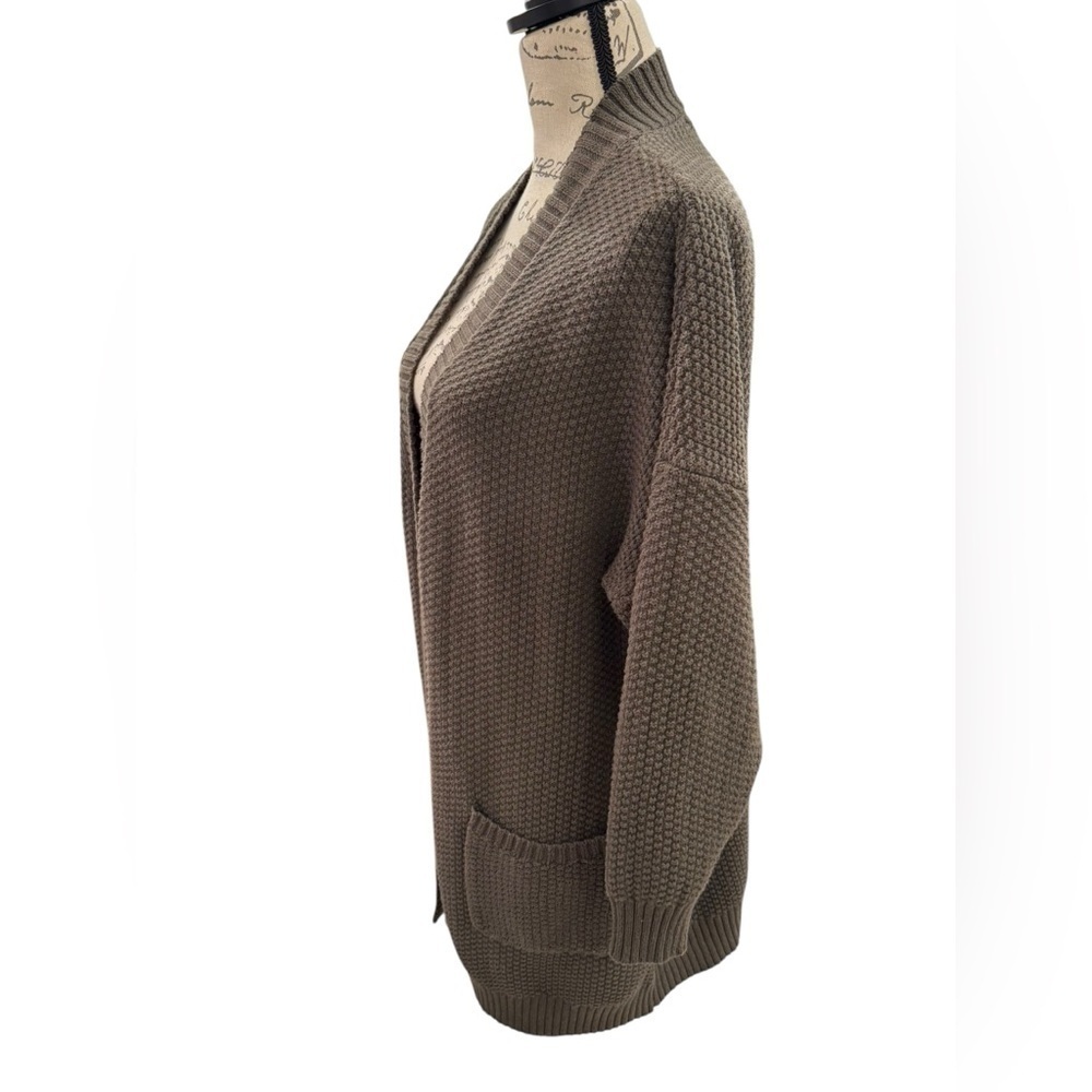 Max Studio Open Front Cardigan Women’s Size 2XL Green - Picture 2 of 10